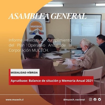 ASAMBLEA GENERAL ORDINARIA DE SOCIOS – Balance de situación – Memoria año 2021