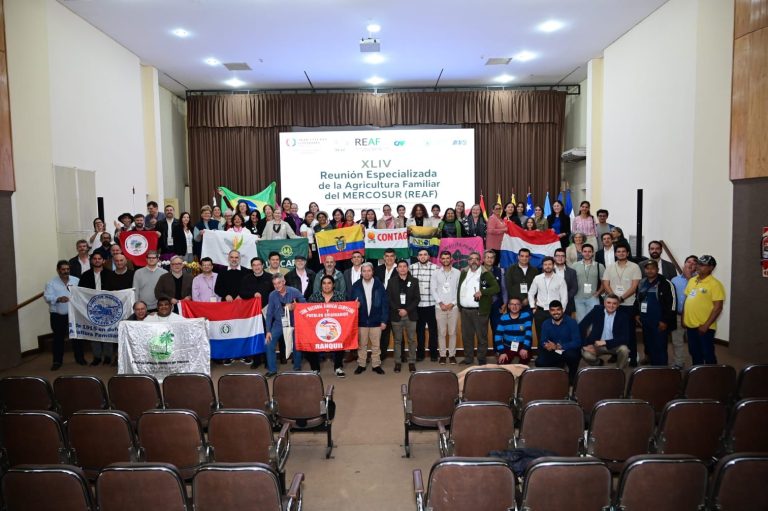 Organizaciones campesinas participaron en la XLIV Reunión Especializada de Agricultura Familiar del MERCOSUR realizada en Paraguay